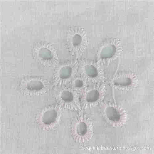 wholesale popular Lace multi color embroidery fabric cotton